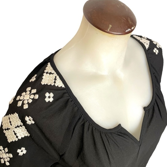 Black Chiffon 2 Blouse Boho Bundle 🖤 - Picture 5 of 15